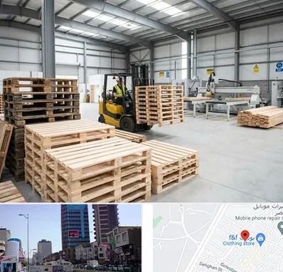 پالت چوبی در چهارراه طالقانی کرج