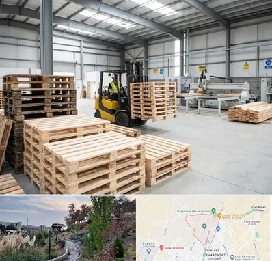 پالت چوبی در باغستان کرج 