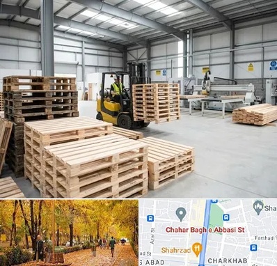 پالت چوبی در چهارباغ اصفهان 