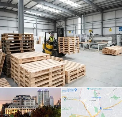 پالت چوبی در فرشته 