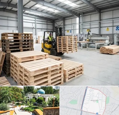 پالت چوبی در باغمیشه تبریز