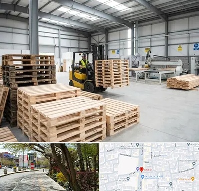 پالت چوبی در خیابان توحید اصفهان 