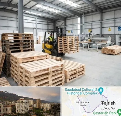 پالت چوبی در زعفرانیه
