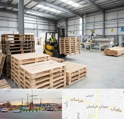 پالت چوبی در میدان خراسان