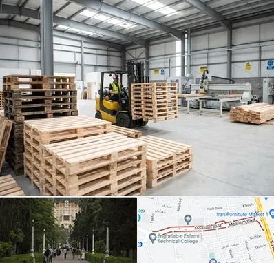 پالت چوبی در بلوار معلم رشت