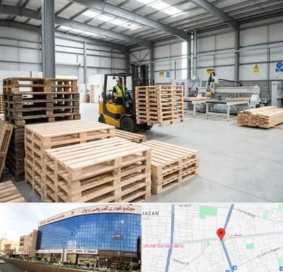 پالت چوبی در نصف راه تبریز