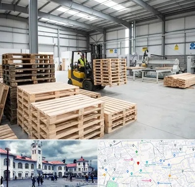 پالت چوبی در میدان شهرداری رشت