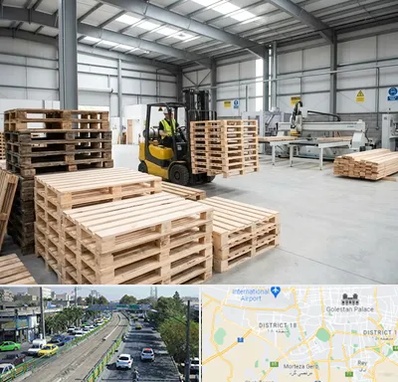 پالت چوبی در جنوب تهران 