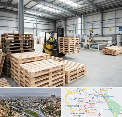 پالت چوبی در معالی آباد شیراز