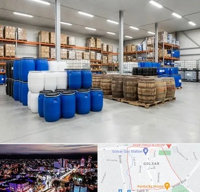 بشکه در گلسار رشت