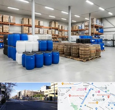 بشکه در خیابان ملاصدرا شیراز