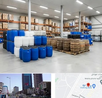 بشکه در چهارراه طالقانی کرج 