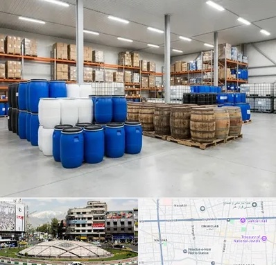 بشکه در مرکز تهران 