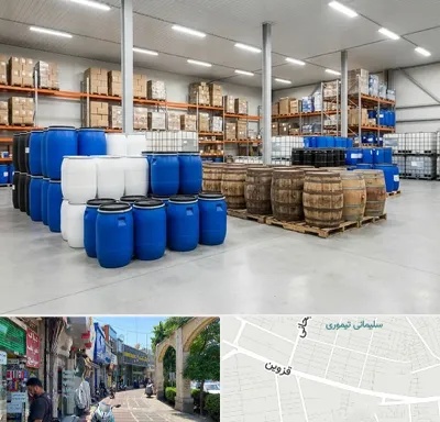 بشکه در خیابان قزوین