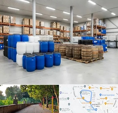 بشکه در فلکه گاز رشت