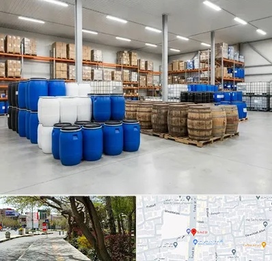 بشکه در خیابان توحید اصفهان