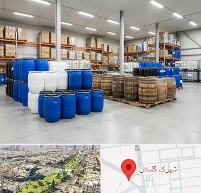 بشکه در شهرک گلستان