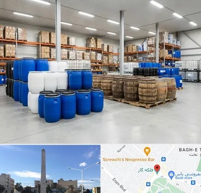 بشکه در فلکه گاز شیراز