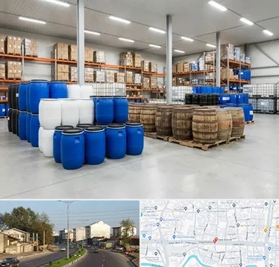 بشکه در ضیابری رشت