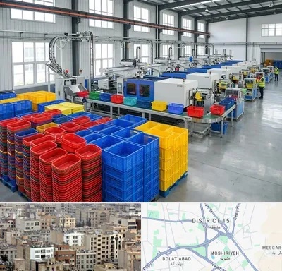 سبد پلاستیکی در جنوب شرق تهران