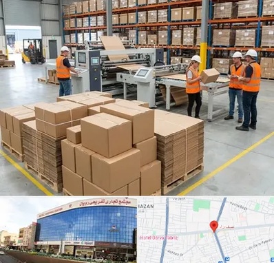 کارتن بسته بندی در نصف راه تبریز 