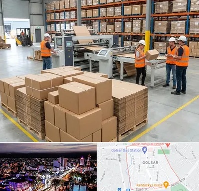 کارتن بسته بندی در گلسار رشت 