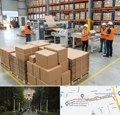 کارتن بسته بندی در بلوار معلم رشت 