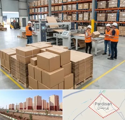 کارتن بسته بندی در پردیسان قم 