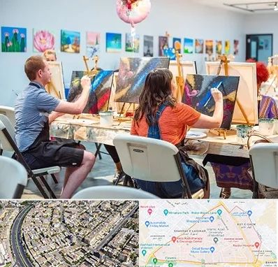 آموزشگاه رنگ روغن در شهرک غرب مشهد