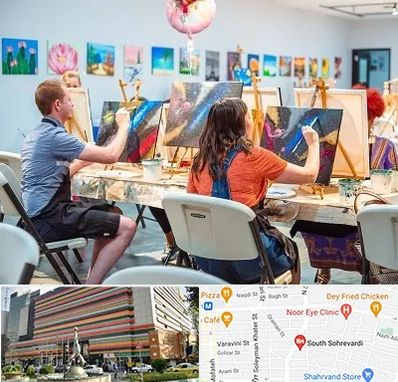 آموزشگاه رنگ روغن در سهروردی
