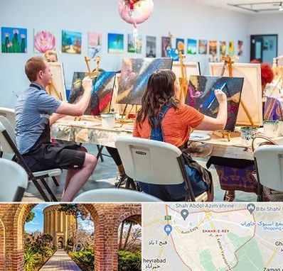 آموزشگاه رنگ روغن در شهر ری