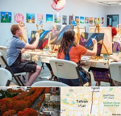 آموزشگاه رنگ روغن در ولیعصر