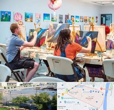 آموزشگاه رنگ روغن در گلستان اهواز