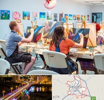 آموزشگاه رنگ روغن در سقز