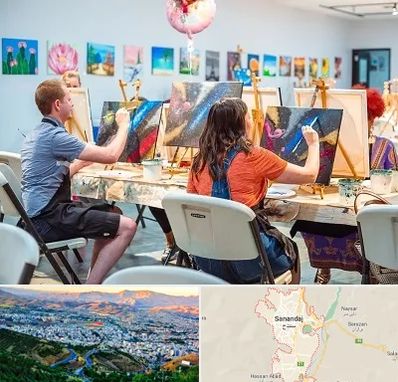 آموزشگاه رنگ روغن در سنندج