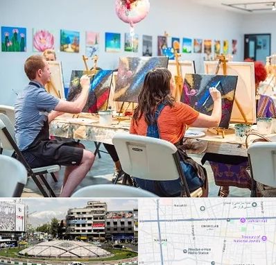 آموزشگاه رنگ روغن در مرکز تهران