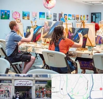 آموزشگاه رنگ روغن در ایران زمین