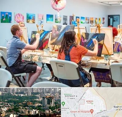 آموزشگاه رنگ روغن در عظیمیه کرج