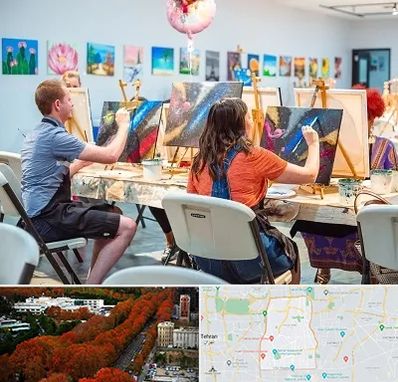 آموزشگاه رنگ روغن در منطقه 6 تهران