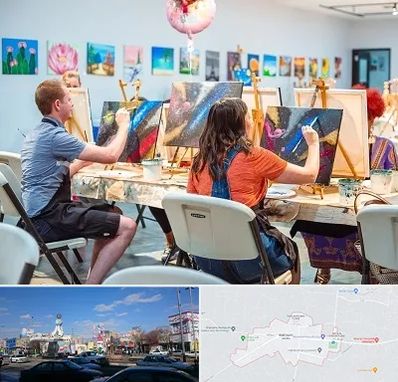 آموزشگاه رنگ روغن در ماهدشت کرج