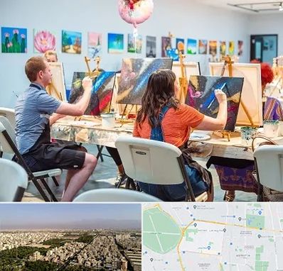 آموزشگاه رنگ روغن در نازی آباد