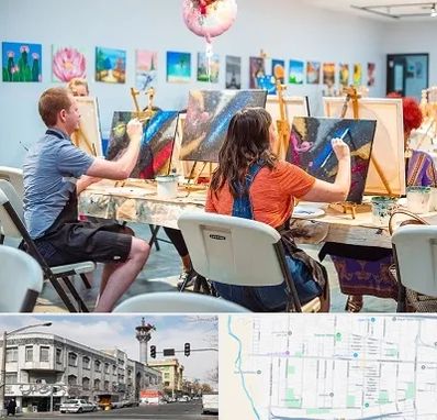 آموزشگاه رنگ روغن در 17شهریور