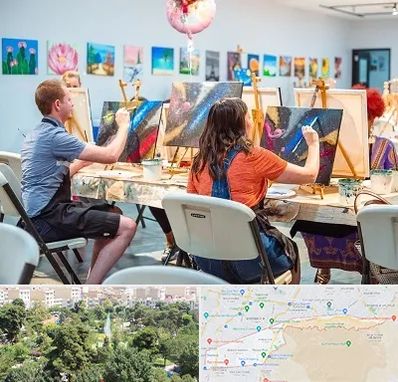 آموزشگاه رنگ روغن در منطقه 13 تهران