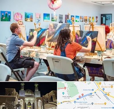 آموزشگاه رنگ روغن در زرگری شیراز