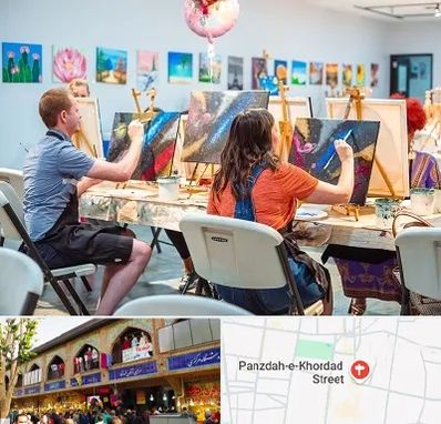 آموزشگاه رنگ روغن در 15 خرداد
