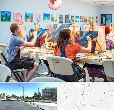 آموزشگاه رنگ روغن در بلوار کلاهدوز مشهد