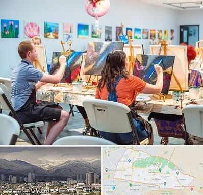 آموزشگاه رنگ روغن در منطقه 4 تهران