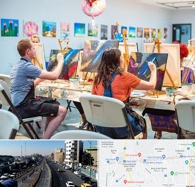 آموزشگاه رنگ روغن در پیروزی