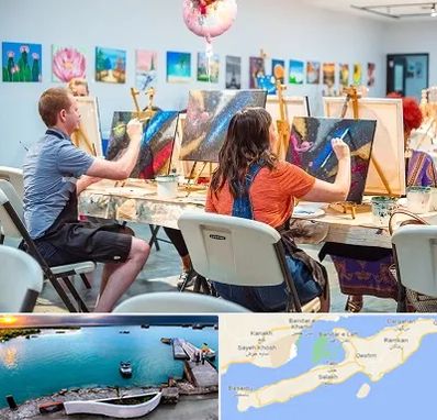 آموزشگاه رنگ روغن در قشم