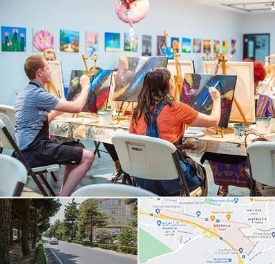 آموزشگاه رنگ روغن در مهرویلا کرج